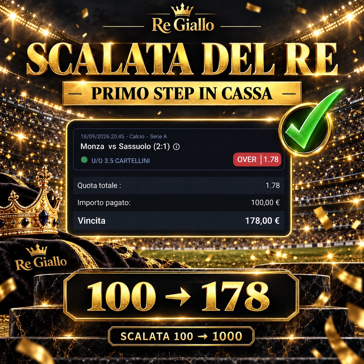 Scalata del Re, step 1 documentato
