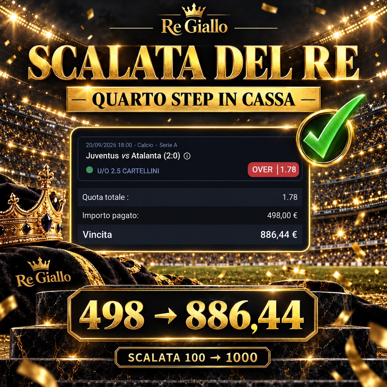 Scalata del Re, step 4 documentato